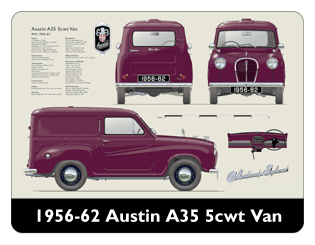 Austin A35 Van 1956-62 Mouse Mat